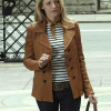 GOSSIP GIRL BLAKE LIVELY BROWN JACKET GOSSIP GIRL BLAKE LIVELY BROWN JACKET