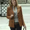 GOSSIP GIRL BLAKE LIVELY BROWN JACKET