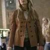 GOSSIP GIRL BLAKE LIVELY BROWN JACKET