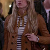 GOSSIP GIRL BLAKE LIVELY BROWN JACKET GOSSIP GIRL BLAKE LIVELY BROWN JACKET
