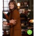 HAPPIEST SEASON MACKENZIE DAVIS (HARPER) BROWN WOOL COAT