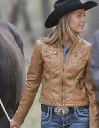 HEARTLAND AMBER MARSHALL BROWN JACKET