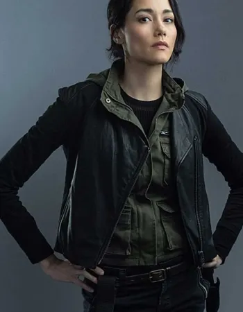 HOSTAGES SANDRINE HOLT LEATHER JACKET