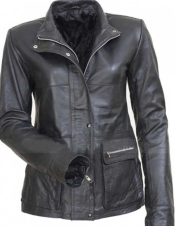 I AM LEGEND (ANNA MONTEZ) ALICE BRAGA BLACK JACKET I AM LEGEND (ANNA MONTEZ) ALICE BRAGA BLACK JACKET