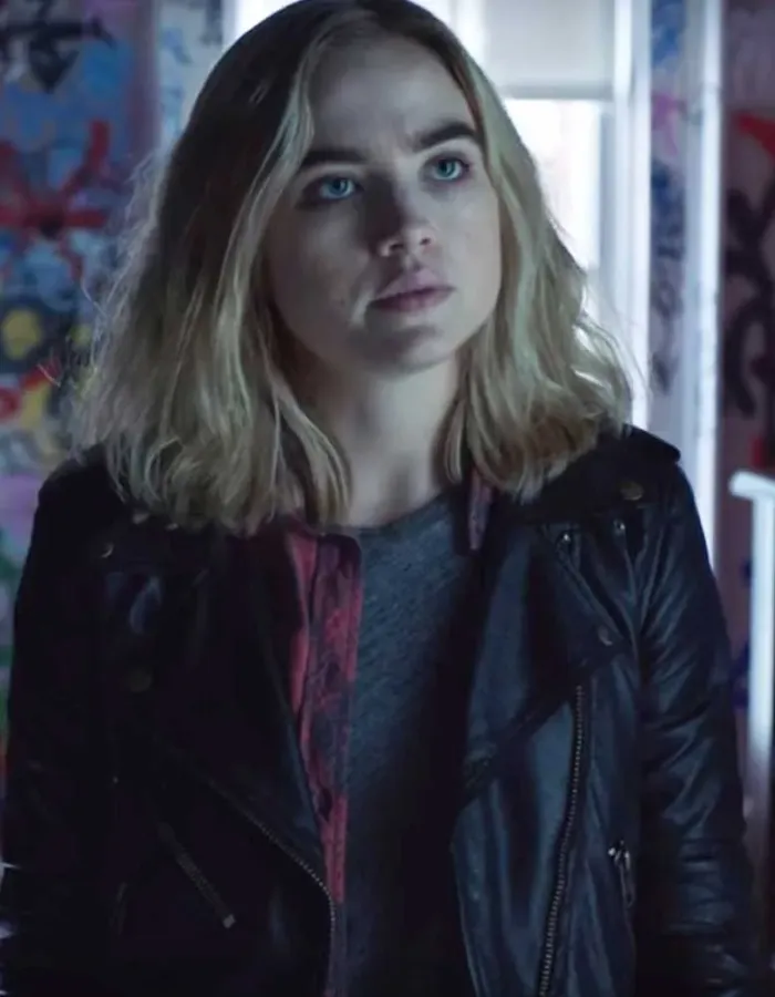 IMPULSE MADDIE HASSON BLACK LEATHER JACKET IMPULSE MADDIE HASSON BLACK LEATHER JACKET