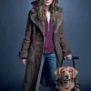 In the Dark Perry Mattfeld Murphy Mason Shearling Coat In the Dark Perry Mattfeld Murphy Mason Shearling Coat