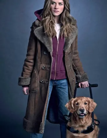 In the Dark Perry Mattfeld Murphy Mason Shearling Coat