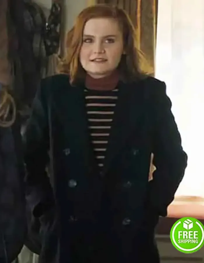 JUMANJI: THE NEXT LEVEL MORGAN TURNER (YOUNG MARTHA) BLACK COAT