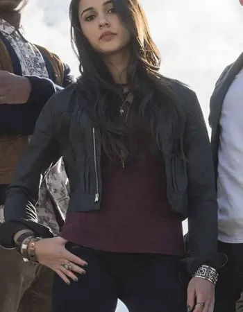 POWER RANGERS NAOMI SCOTT (KIMBERLY HART) LEATHER JACKET POWER RANGERS NAOMI SCOTT (KIMBERLY HART) LEATHER JACKET
