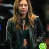A STAR IS BORN LADY GAGA (ALLY) BLACK LEATHER JACKET
