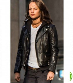 TOMB RAIDER ALICIA VIKANDER (LARA CROFT) LEATHER JACKET TOMB RAIDER ALICIA VIKANDER (LARA CROFT) LEATHER JACKET