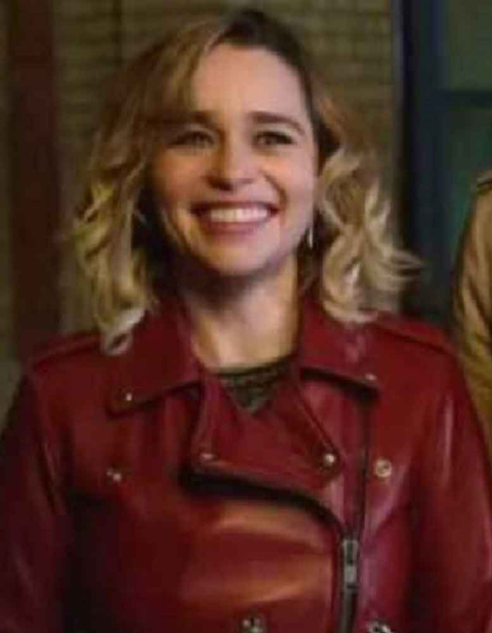 LAST CHRISTMAS EMILIA CLARKE RED JACKET