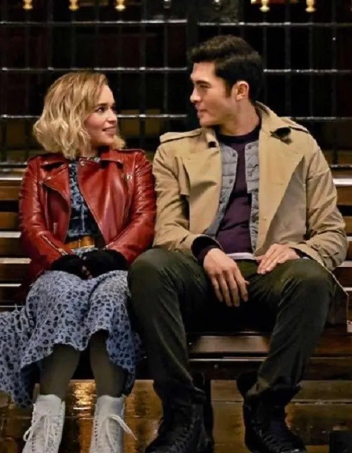 LAST CHRISTMAS EMILIA CLARKE RED JACKET