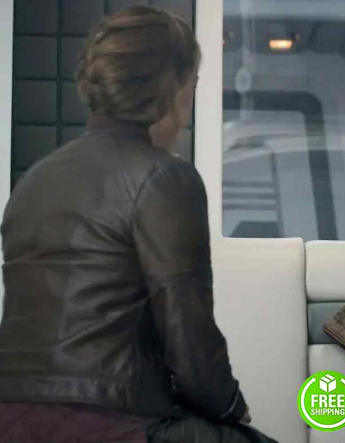 LOST IN SPACE MOLLY PARKER (MAUREEN ROBINSON) BLACK LEATHER JACKET LOST IN SPACE MOLLY PARKER (MAUREEN ROBINSON) BLACK LEATHER JACKET