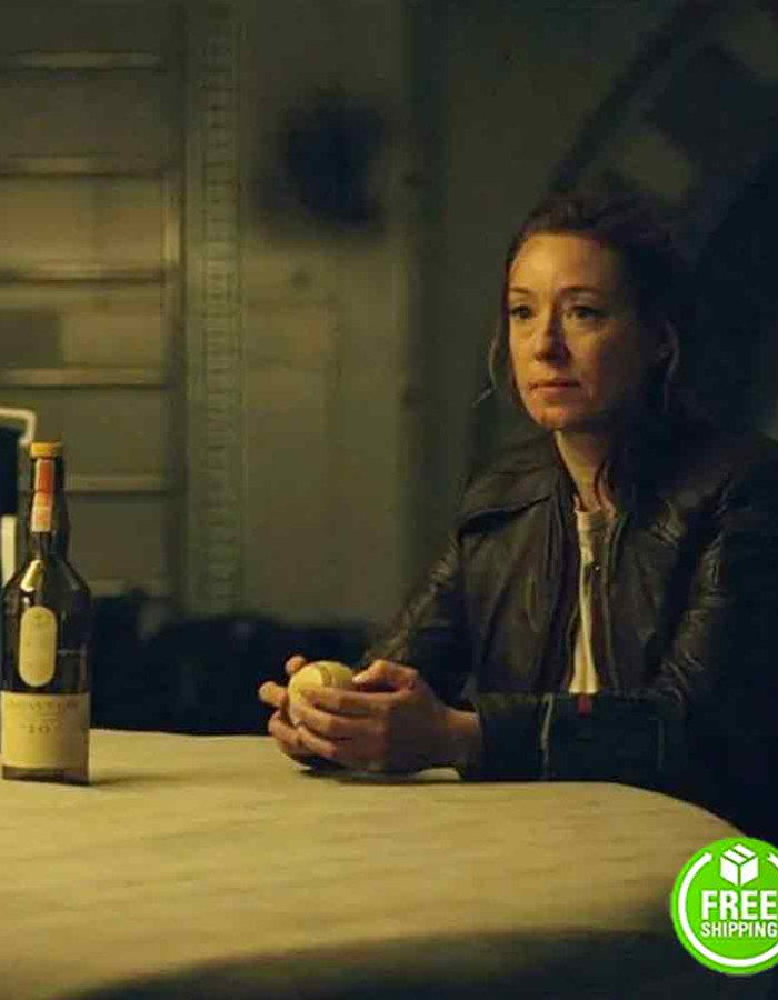 LOST IN SPACE MOLLY PARKER (MAUREEN ROBINSON) BLACK LEATHER JACKET LOST IN SPACE MOLLY PARKER (MAUREEN ROBINSON) BLACK LEATHER JACKET
