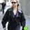 MOLLY-MAE HAGUE BLACK CROPPED BIKER LEATHER JACKET
