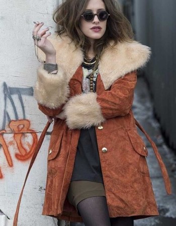MR. ROBOT CARLY CHAIKIN BROWN COAT