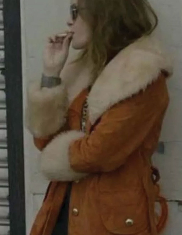 MR. ROBOT CARLY CHAIKIN BROWN COAT MR. ROBOT CARLY CHAIKIN BROWN COAT