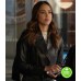 L.A.’s FINEST JESSICA ALBA (NANCY MCKENNA) BLACK LEATHER JACKET