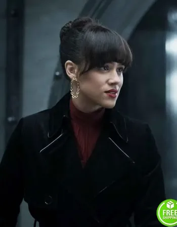 ARMY OF THIEVES NATHALIE EMMANUEL (GWENDOLINE STARR) TRENCH COAT