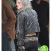 GUNS AKIMBO SAMARA WEAVING (NIX) BLACK LEATHER JACKET