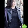 NO ESCAPE EMILIA ARES (VIKTORIA) BLACK LEATHER JACKET NO ESCAPE EMILIA ARES (VIKTORIA) BLACK LEATHER JACKET