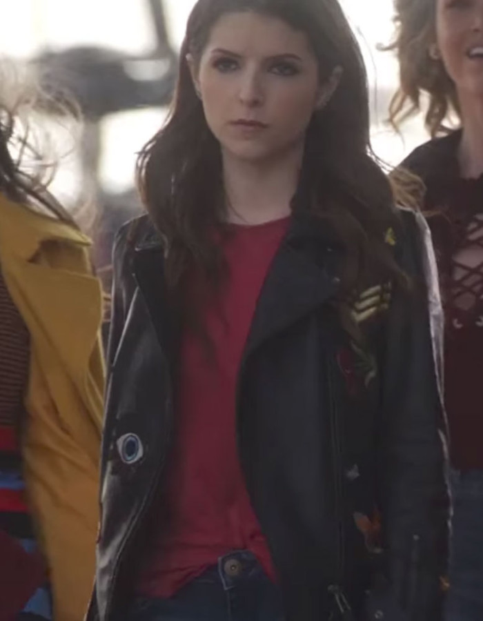 PITCH PERFECT 3 ANNA KENDRICK BLACK JACKET PITCH PERFECT 3 ANNA KENDRICK BLACK JACKET