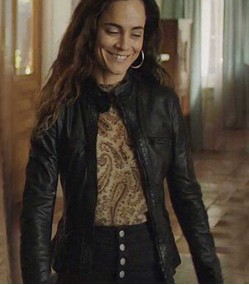 QUEEN OF THE SOUTH ALICE BRAGA LEATHER JACKET