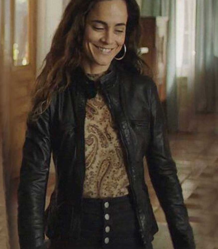 QUEEN OF THE SOUTH ALICE BRAGA LEATHER JACKET