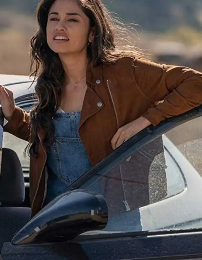 RAMBO V YVETTE MONREAL LEATHER JACKET