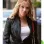 DON JON SCARLETT JOHANSSON (BARBARA) BLACK LEATHER JACKET