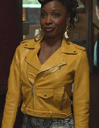 SHAMELESS SHANOLA HAMPTON YELLOW JACKET