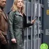 The Falcon and The Winter Soldier Emily Vancamp (Sharon Carter) Black Leather Coat The Falcon and The Winter Soldier Emily Vancamp (Sharon Carter) Black Leather Coat