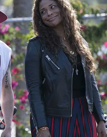 SINGLE PARENTS KIMRIE LEWIS LEATHER JACKET