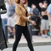 THE AVENGERS SCARLETT JOHANSSON BROWN JACKET