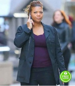 THE EQUALIZER 2021 QUEEN LATIFAH (ROBYN MCCALL) BLACK COAT