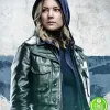 The Falcon and The Winter Soldier Emily Vancamp (Sharon Carter) Black Leather Coat The Falcon and The Winter Soldier Emily Vancamp (Sharon Carter) Black Leather Coat