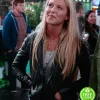 THE FOSTERS ANGELINE APPEL (ARI) BLACK LEATHER JACKET THE FOSTERS ANGELINE APPEL (ARI) BLACK LEATHER JACKET