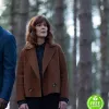 THE STRANGER SIOBHAN FINNERAN (JOHANNA GRIFFIN) BROWN WOOL JACKET