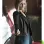 IZOMBIE ROSE MCIVER (OLIVIA MOORE) BLACK LEATHER JACKET