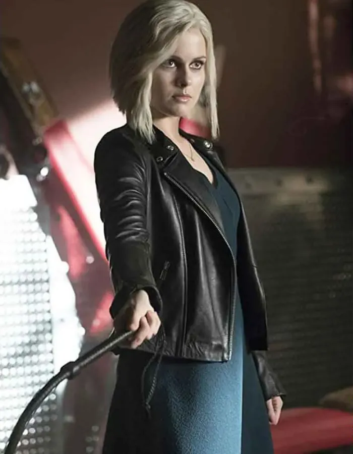 IZOMBIE ROSE MCIVER (OLIVIA MOORE) BLACK LEATHER JACKET IZOMBIE ROSE MCIVER (OLIVIA MOORE) BLACK LEATHER JACKET