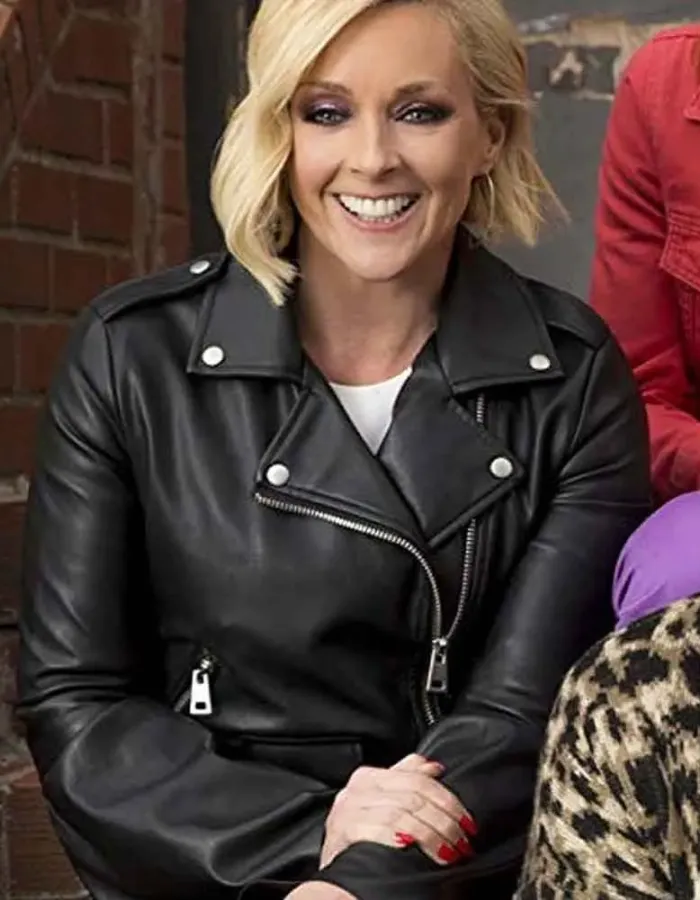 UNBREAKABLE KIMMY SCHMIDT JANE KRAKOWSKI (JACQUELINE WHITE) BLACK JACKET UNBREAKABLE KIMMY SCHMIDT JANE KRAKOWSKI (JACQUELINE WHITE) BLACK JACKET