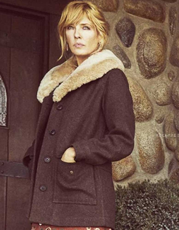 YELLOWSTONE BETH DUTTON WOOL COAT YELLOWSTONE BETH DUTTON WOOL COAT