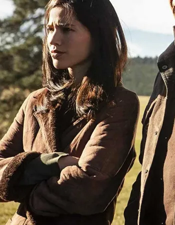 YELLOWSTONE MONICA DUTTON SHEARLING COAT