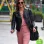ZOE HARDMAN BLACK LEATHER BIKER JACKET