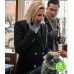 HAPPIEST SEASON KRISTEN STEWART (ABBY) BLACK WOOL COAT