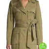 9-1-1 ANGELA BASSETT (ATHENA GRANT) GREEN COTTON COAT 9-1-1 ANGELA BASSETT (ATHENA GRANT) GREEN COTTON COAT