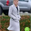 ARROW SEASON 6 EMILY BETT RICKARDS (FELICITY SMOAK) WHITE TRENCH WOOL COAT ARROW SEASON 6 EMILY BETT RICKARDS (FELICITY SMOAK) WHITE TRENCH WOOL COAT