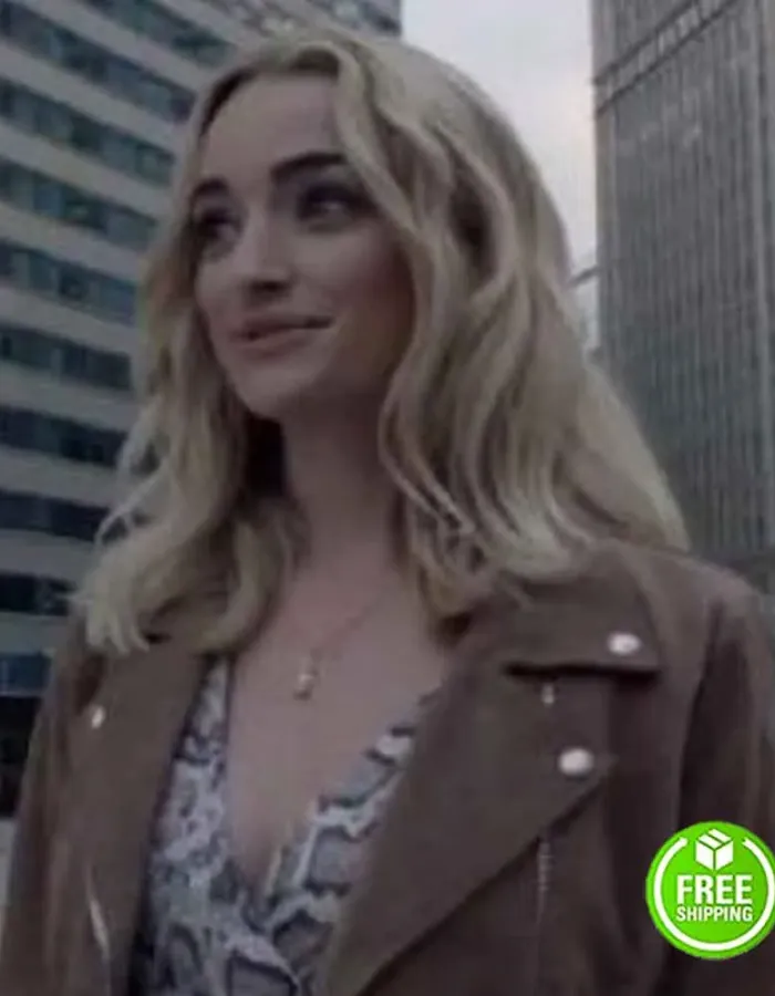 BATWOMAN BRIANNE HOWEY (REAGAN) BROWN SUEDE LEATHER JACKET