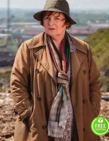 Vera Brenda Blethyn Vera Stanhope Brown Trench Coat